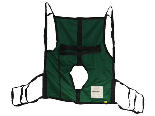 Sling  One-Piece  w/Commode Opening & Position Strap XL (Patient Lifters, Slings, Parts) - Img 1