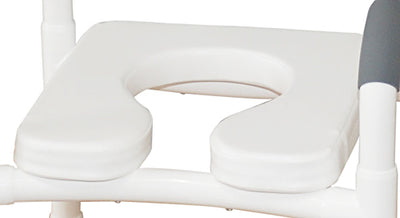 Padded Seat for the MJM Shower Chair  Elongated  Open Front (Bath& Shower Chair/Accessories) - Img 1