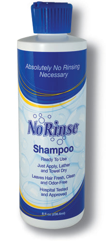 No-Rinse Shampoo 8oz (Rinse Free Soap & Shampoo) - Img 1