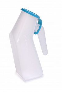 Urinal Male Translucent Reusable Autoclavable Blue Cap (Urinals) - Img 1