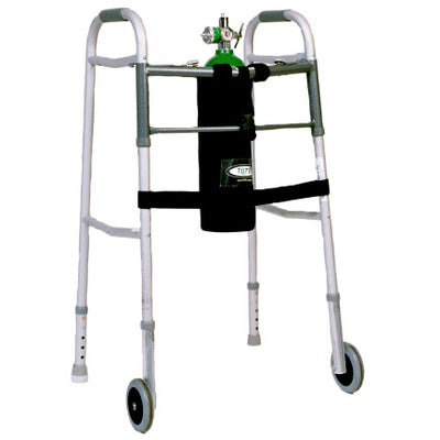 TOTE Oxygen Tank Carrier fits D-Cylinder for Wheeled Walker (Walker Accessories) - Img 1