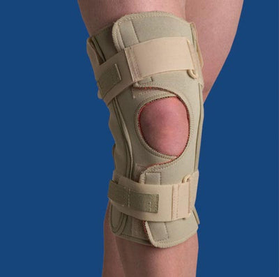 Hinged Knee Wrap Dual Pivot Beige XXXLarge 48 3/4  - 53 (Knee Supports &Braces) - Img 1