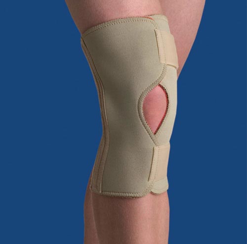 Thermoskin Open Knee Wrap Stabilizer Beige  X-Small (Knee Supports &Braces) - Img 1