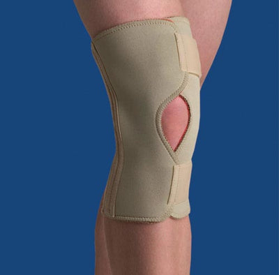 Thermoskin Open Knee Wrap Stabilizer  Beige  Large (Knee Supports &Braces) - Img 1