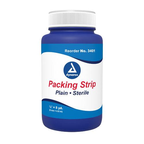 Packing Strips Plain Gauze 1/4  x 5 Yards (each) (Generic Gauze Sponge&Bandages) - Img 1