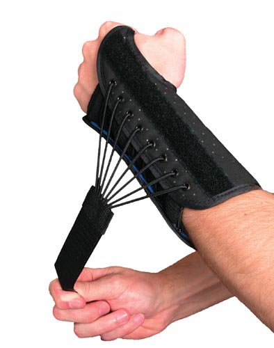 Wrist Splint w/Bungee Closure Left  Large (Wrist Braces & Supports) - Img 1