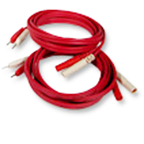 Lead Cord Set 1 Red &1 White for Richmar Theratouch (Iontophoresis Units/Access) - Img 1