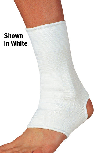 Elastic Ankle Support  Beige Large 10 -11.5 (Ankle Braces & Supports) - Img 1