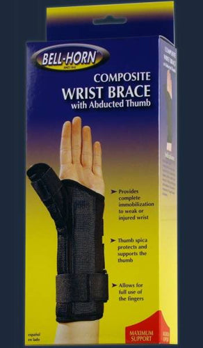 Composite Wrist Brace with Abducted Thumb  X-Small  Right (Wrist Braces & Supports) - Img 1