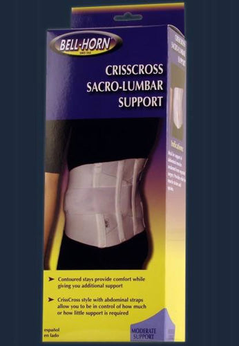 Criss Cross Sacro-Lumbar Support  Small  24  - 30 (Back Supports & Braces) - Img 1