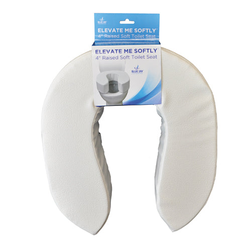 ELEVATE ME SOFTLY Blue Jay 4  Raised Soft Toilet Seat (Raised Toilet Seat) - Img 1