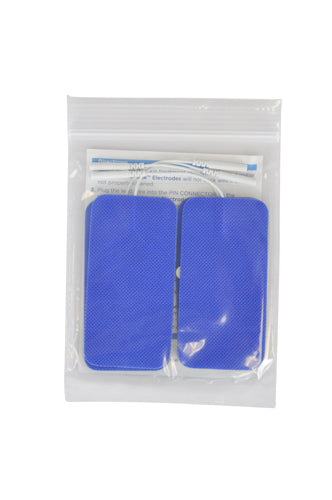 Reusable Electrodes  Pack/4 2 x4 Rectangle  Blue Jay Brand (Electrodes & Accessories) - Img 3