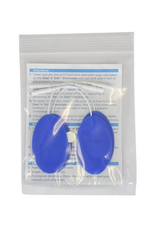 Reusable Electrodes  Pack/4 1.5 x2.5  Oval  Blue Jay Brand (Electrodes & Accessories) - Img 3