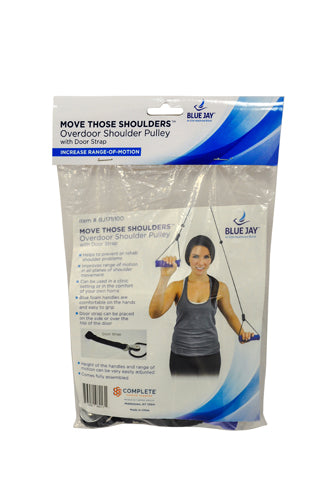 Overdoor Shoulder Pulley With Straps  Blue Jay Brand (Shoulder Exercisers) - Img 2