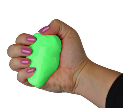 Squeeze 4 Strength  4 oz. Hand Therapy Putty Green Med (Hand/Wrist Exercise Products) - Img 1