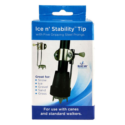 Ice n' Stability Cane Tip by Blue Jay with 5 Steel Prongs (Cane - Accessories) - Img 7