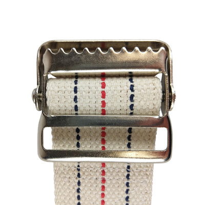 Gait Belt w/Metal Buckle 2x60  Striped  Blue Jay Brand (Gait Belts) - Img 3