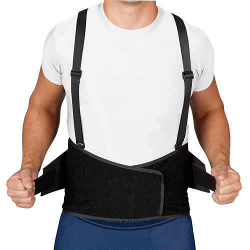 Blue Jay Industrial Back Suppt w/Suspenders  Black Med/Lg (Back Supports & Braces) - Img 1