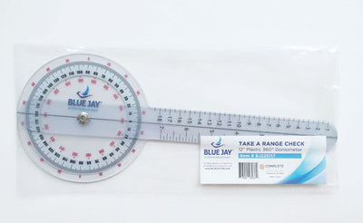 Take A Range Check Plastic 12  Goniometer 360 Deg (Goniometers) - Img 3