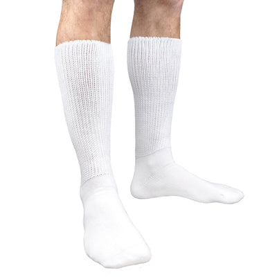 Diabetic Socks  White  Pair Wm 9-11  M 8-10  Medium (Diabetic Socks) - Img 1
