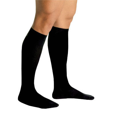 Men's Firm Support Socks 20-30mmHg  Black  Large (Men's 20-30 Socks) - Img 1