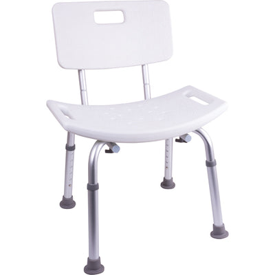 Shower Chair w/ Back 300 lb. Weight Capacity (Bath& Shower Chair/Accessories) - Img 1
