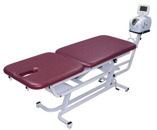 TTET 200 Table Burgundy w/Footswitch & Casters (Traction Tables) - Img 1