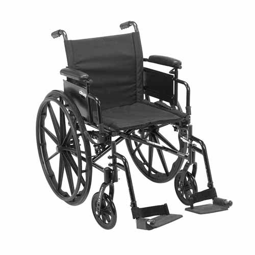 Cruiser X4 W/C 18  w/ELR & Ht Adj Flip-Back Desk Arms (Wheelchairs - Lightweight K3/4) - Img 1