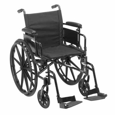 Cruiser X4 Wheelchair 18  w/SF & Ht Adj Flip-Back Full Arms (Wheelchair - Accessories/Parts) - Img 1