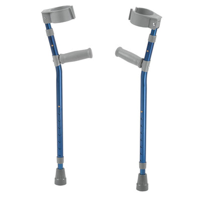 Pediatric Forearm Crutches(PR) Blue  3'2 -4'-5  Height (Crutches - Aluminum) - Img 1