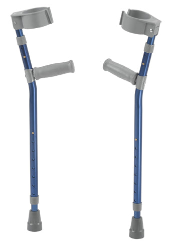 Pediatric Forearm Crutches(pr) Knight Blue 4'4 -5'5  Ht (Crutches - Aluminum) - Img 3