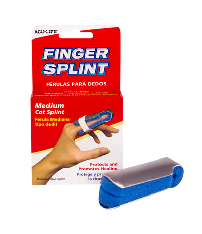 Medium Cot Splint Boxed - Retail Box (Finger Splints/Cots/Covers) - Img 1