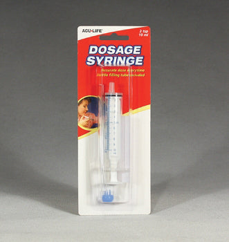 Dosage Syringe 2-Tsp/10 ml. (Medicine Spoons/Droppers) - Img 1