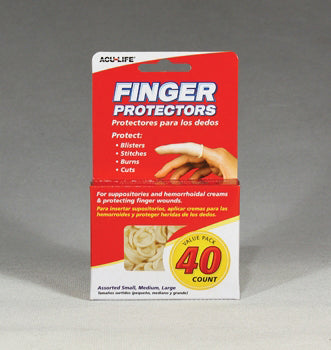 Finger (Protectors) Cots 40 Pk Assorted (Finger Cots/Sleeves) - Img 1