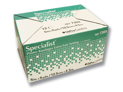 Specialist Plaster Bandages Fast Setting 6 x5yds Bx/12 (Plaster Bandages) - Img 1