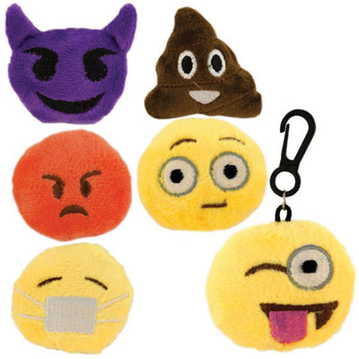 Emoticon Character Keychain Charm Countertop Display Pk/48 (Ergonomic Products) - Img 2