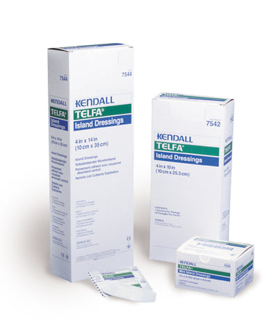 Telfa Island Dressing 2 X3-3/4 Bx/50  Latex-Free (Kendall Dressings) - Img 1