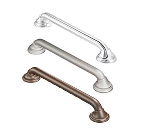 Moen Ultima Grab Bar  16  Chrome  w/Curl Grip (Grab Bars/Accessories) - Img 1