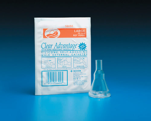Clear Advantage Cath w/Aloe Large (Each) (Male External Catheters) - Img 1