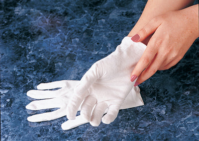 Carex Soft Hands Cotton Gloves Large (Box/6 pair) (Skin Care Products) - Img 1