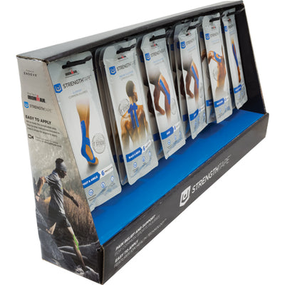 StrengthTape Kinesiology Tape Kit Display (36 pcs) (Athletic Sports Tape/Kinesio) - Img 2