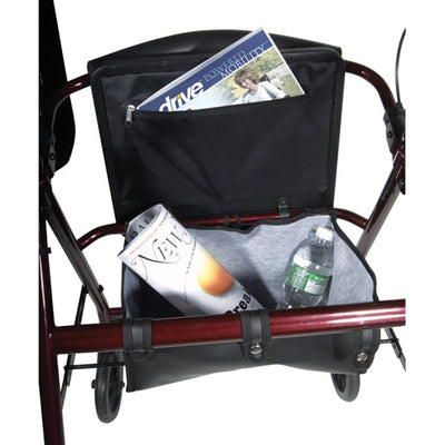 Rollator  Aluminum w/Fold-Up & Remov Back  Padded Seat Blue (Standard 4-Wheel Rollators) - Img 2