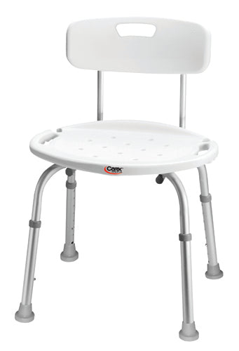 Bath & Shower Seat w/Back Adj Carex (Set-Up)(Non-retail) (Bath& Shower Chair/Accessories) - Img 1