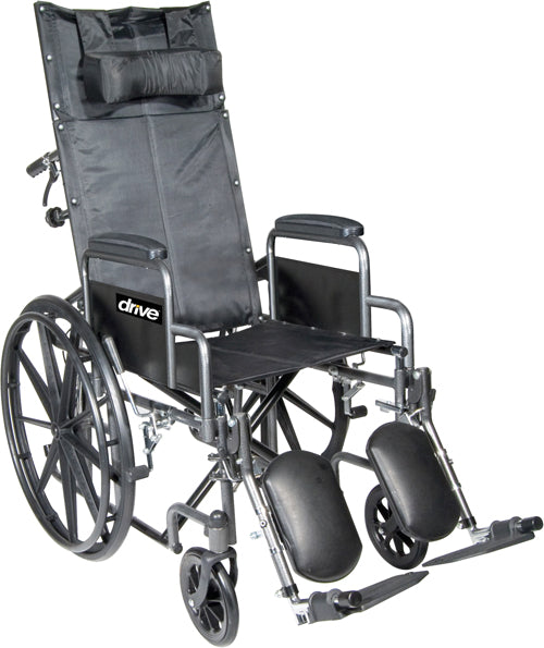 Silver Sport Full Reclining WC 20  w/DDA & ELR  Black Uph. (Wheelchair - Accessories/Parts) - Img 1