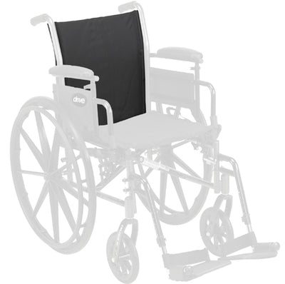 Back Upholstery 18  for Cruiser3  Black 1/each (Wheelchair - Accessories/Parts) - Img 1