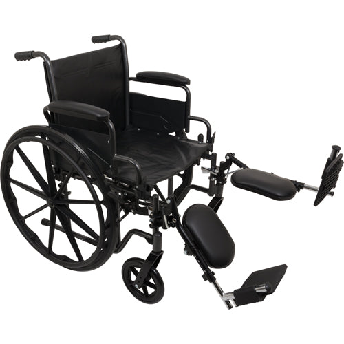 K2 Wheelchair 18 x16   Removbl Desk Arms  Elevating Legrests (Wheelchairs - Standard) - Img 1