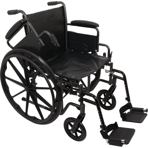 K2 Wheelchair 20 x16   Removbl Desk Arms Swing Away Footrests (Wheelchairs - Standard) - Img 1