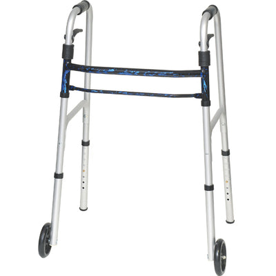 ProBsics Sure Lever Release Folding Walker  Blue Flame (Walkers - Two Button) - Img 1