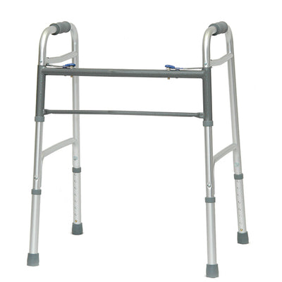 Bariatric Two-Button Folding Walkers  W/out Wheels  2/CS (Walkers - Two Button) - Img 1