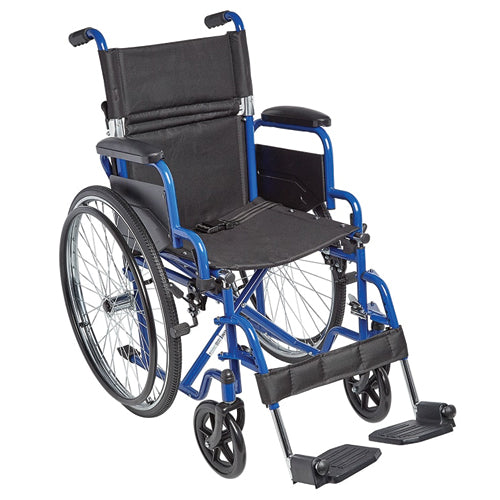 Ziggo Wheelchair  Lightweight Folding  16   Blue (Wheelchairs - Standard) - Img 1